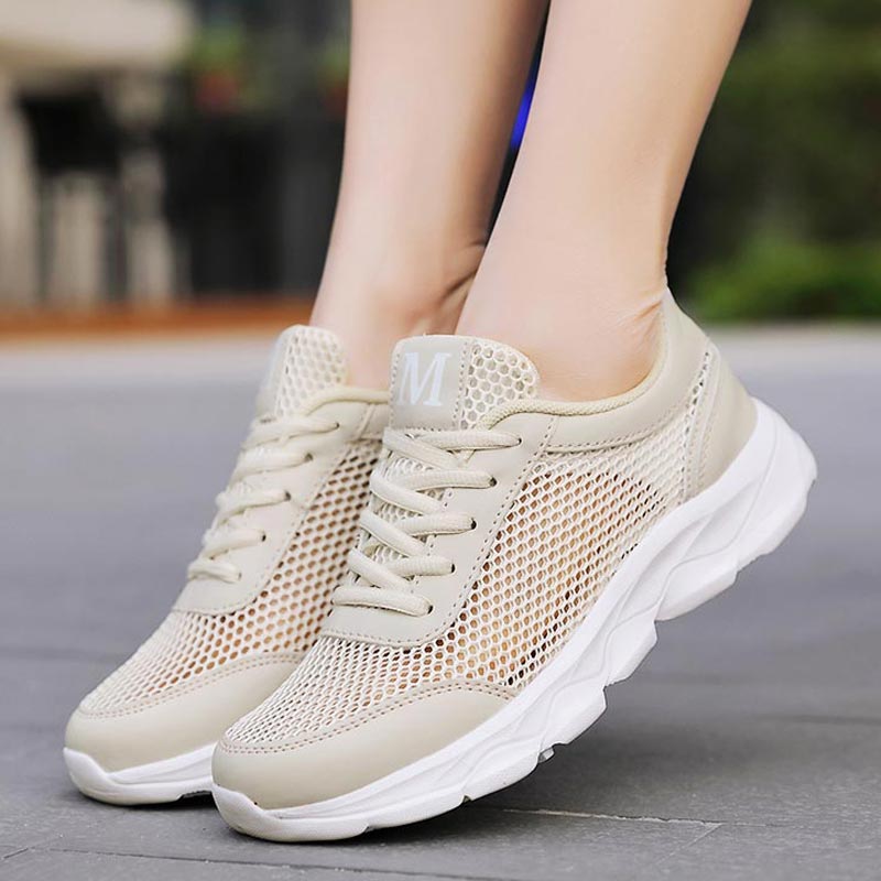 Ethnic Music For Fashion Show - Summer Breathable Sneakers Women Mesh Women's