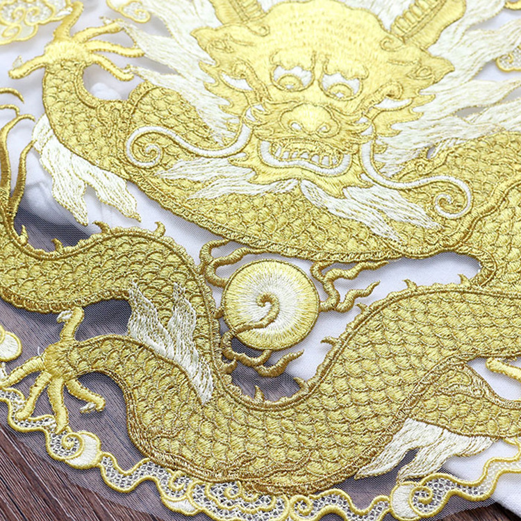 Golden thread dragon circular  - Ethnic Fashion Men 评论和价格