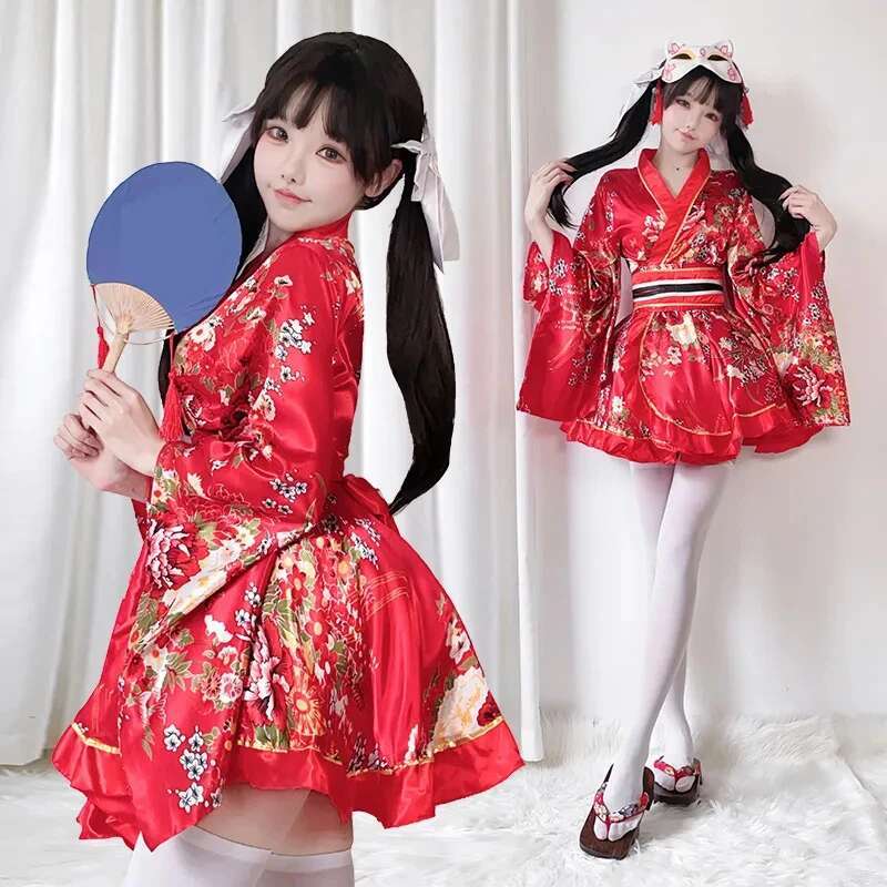 Japanese Modified Kimono Dress - Ethnic Outfit 评论和价格