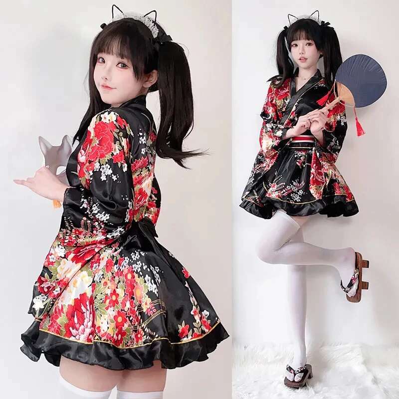 Japanese Modified Kimono Dress - Ethnic Outfit 评论和价格