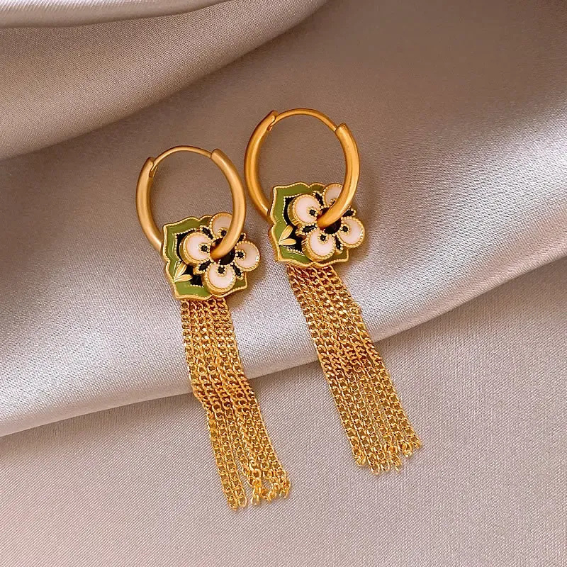 New Chinese Fashion Flower Sha - Ethnic Fashion Way 评论和价格