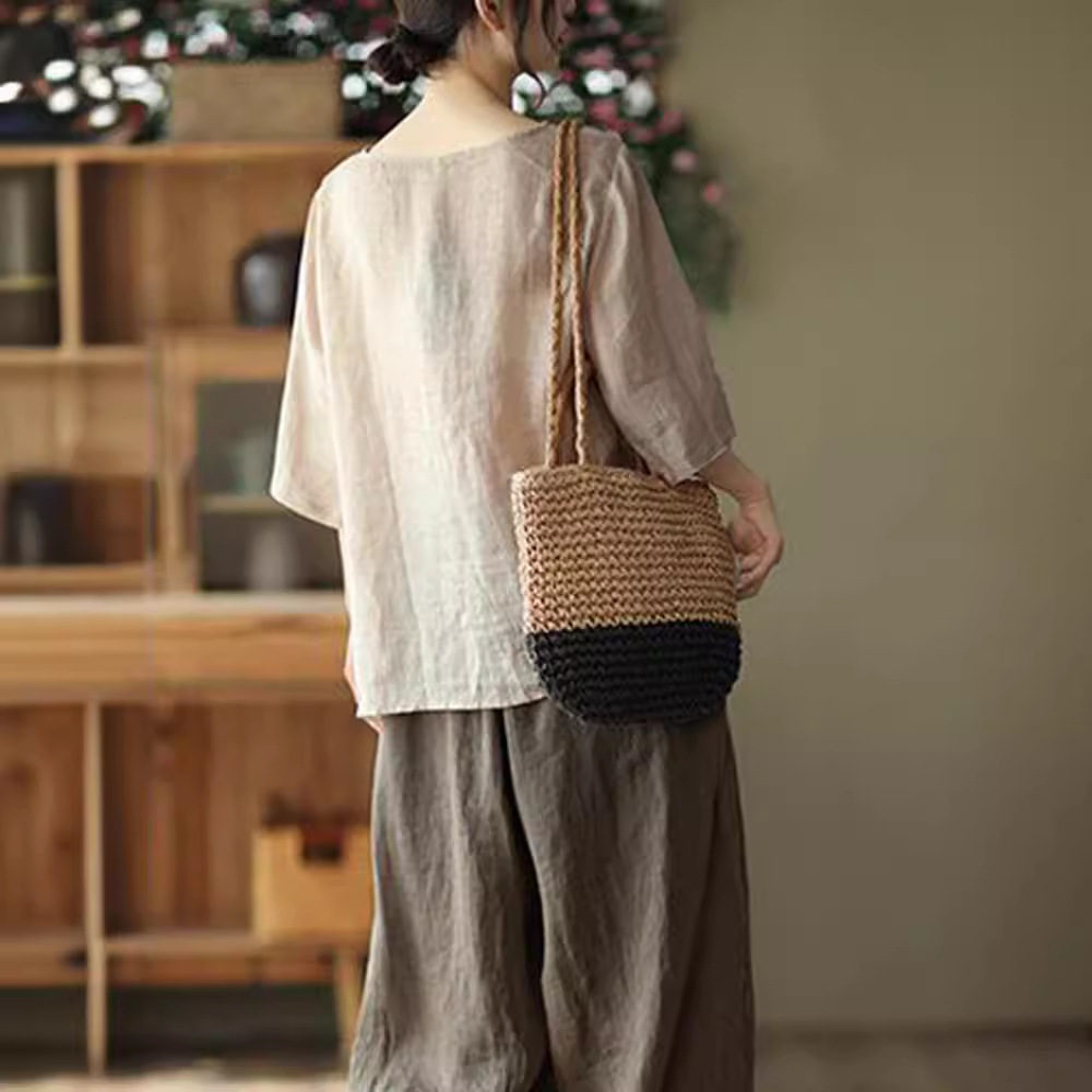 Plus Size Women's Summer Retro - New Ethnic Fashion 评论和价格