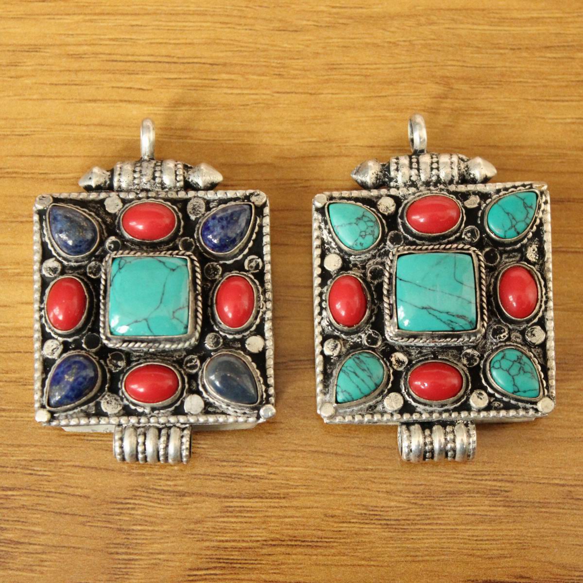 PN257 Ethnic Tibetan Silver Me - Ethnic Fashion Store 评论和价格