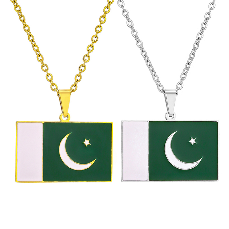 Pakistan National Flag Pendant - Ethnic Fashion Pakistan 评论和价格