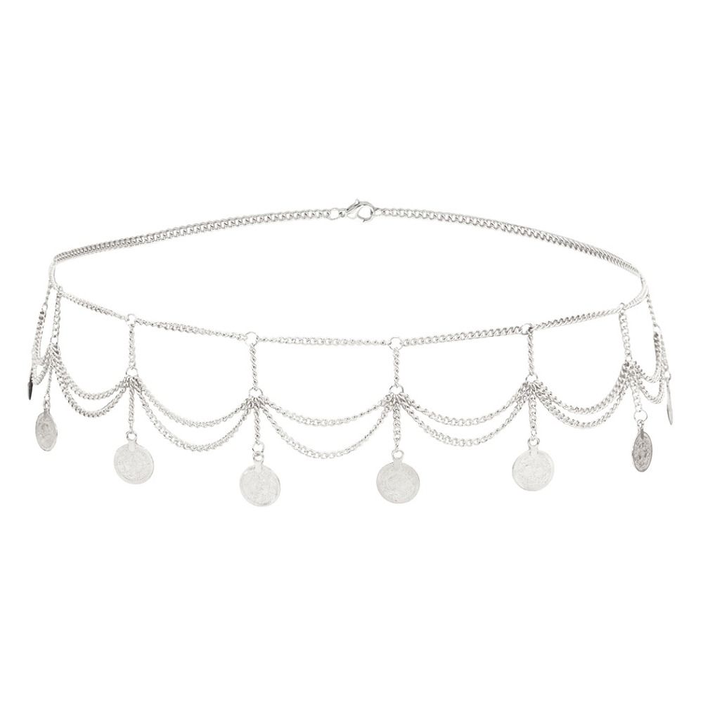 Fashion Coin Pendant Metal Bod - Ethnic Fashion Co In 评论和价格