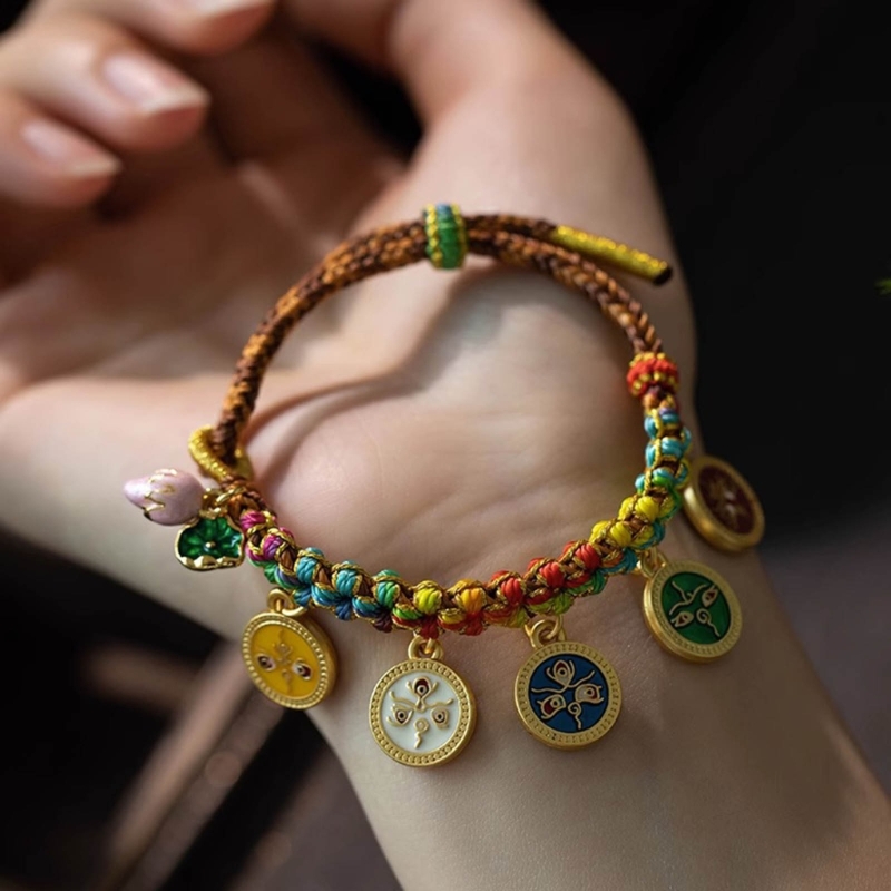 Handmade Tibetan Bracelet Colo - Ethnic Fashion Way 评论和价格